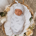 Load image into Gallery viewer, Silver Gum | Snuggle Swaddle & Beanie Set
