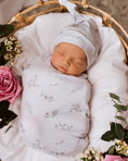 Load image into Gallery viewer, Silver Gum | Snuggle Swaddle & Beanie Set
