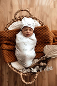 Load image into Gallery viewer, Silver Gum | Snuggle Swaddle & Beanie Set
