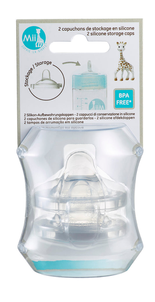 Feeding Bottle Storage Caps - 2 Pack
