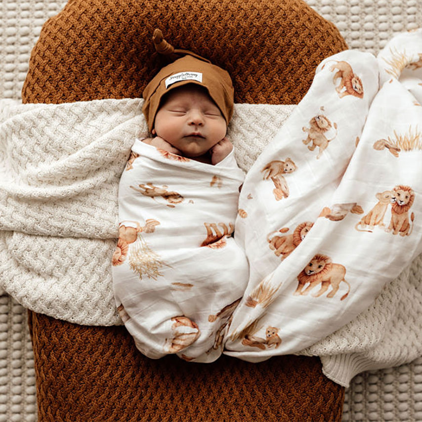 Lion | Organic Muslin Wrap