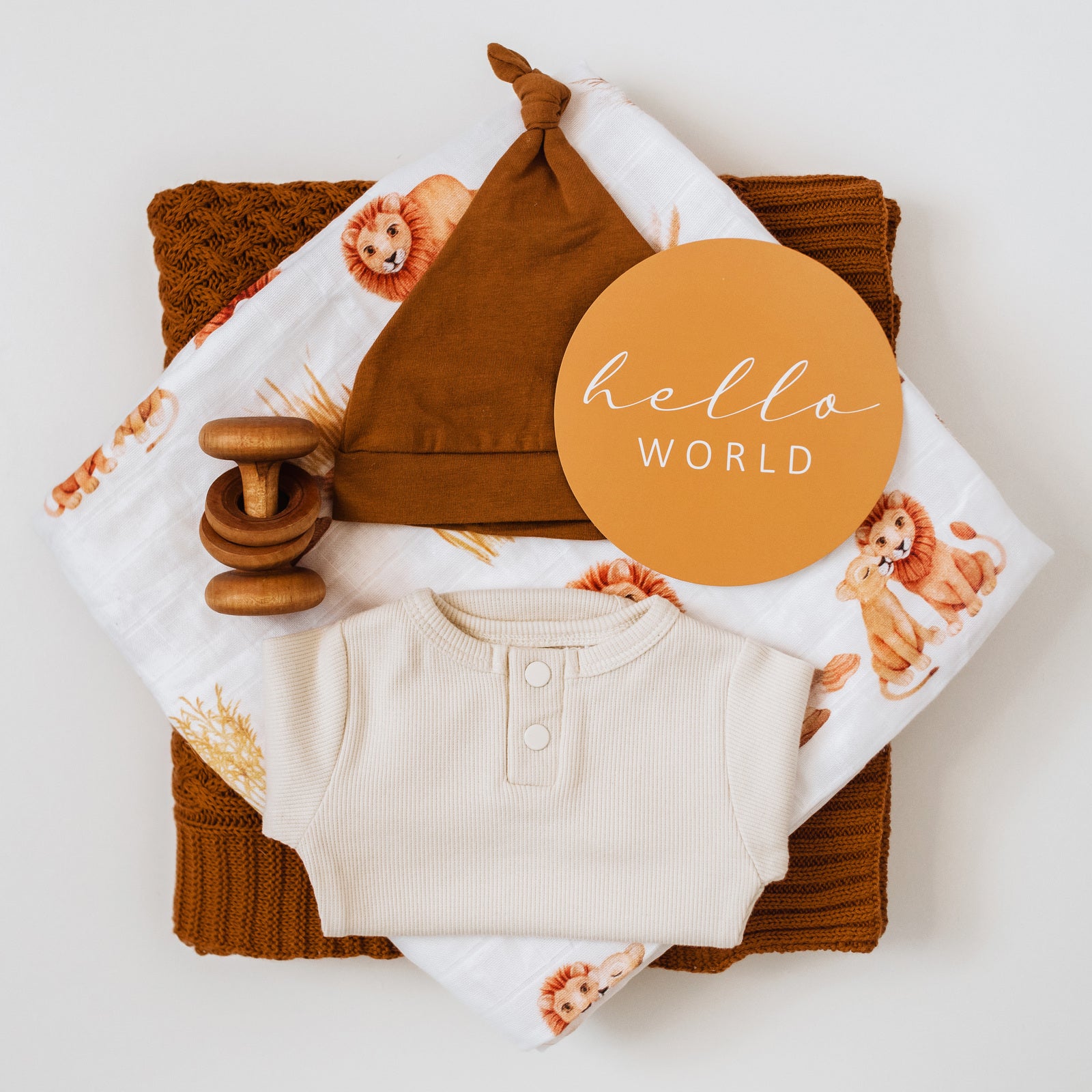 Lion | Organic Muslin Wrap