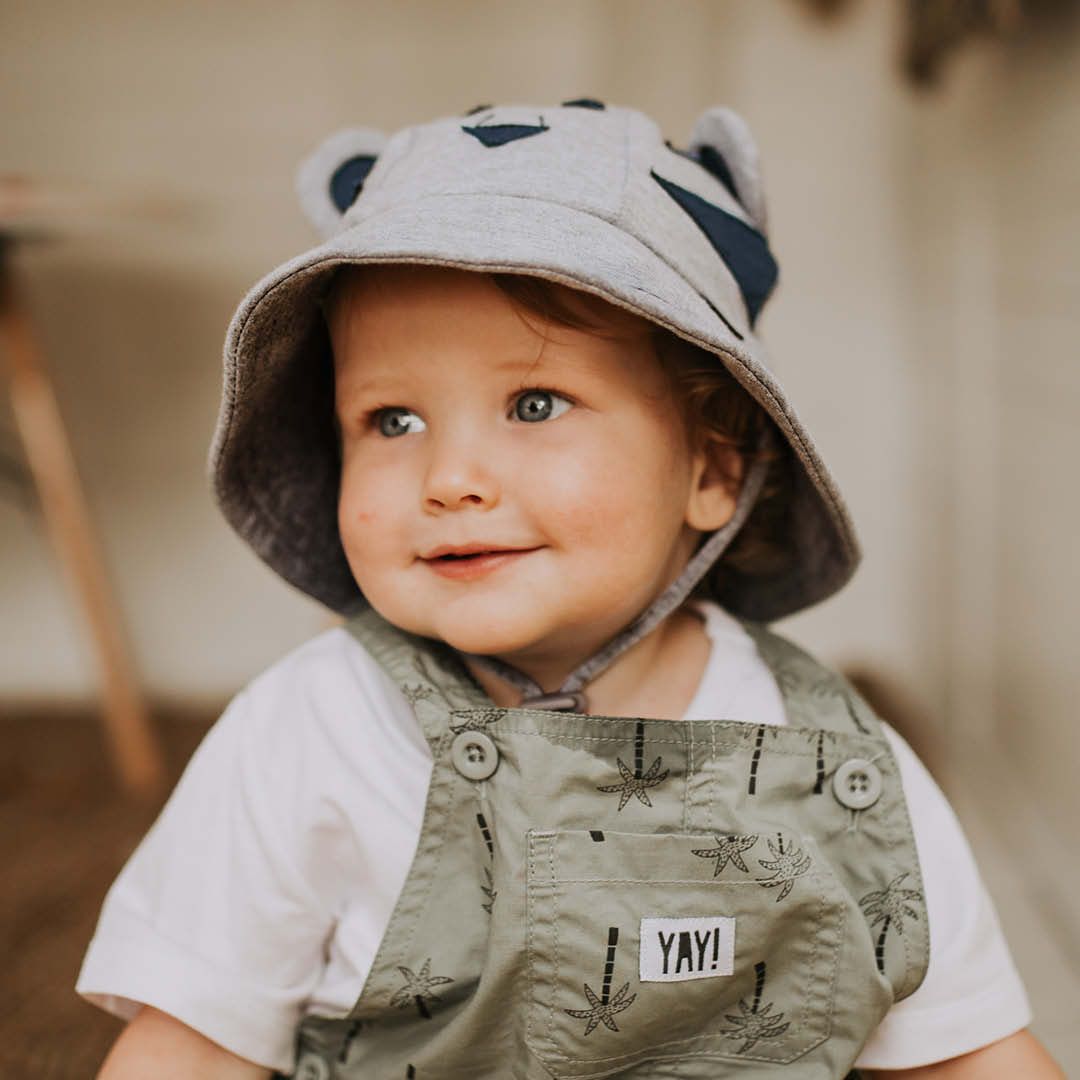 Tiger Grey Marle - Toddler Bucket Hat - Bedhead Hats