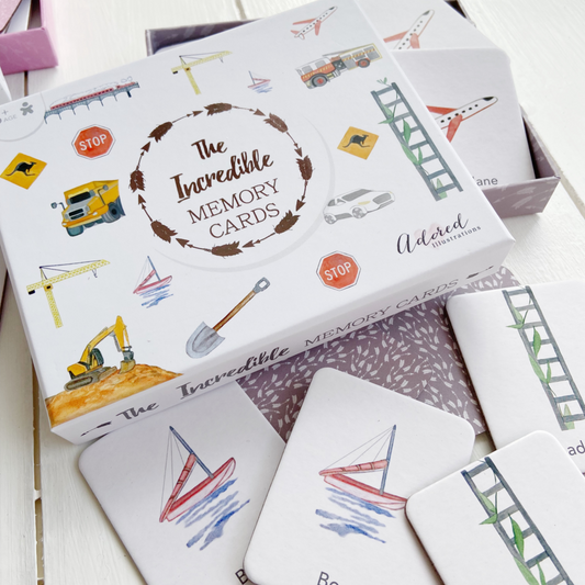 The Incredible | Adored Illustrations | Memory Card Game