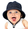 Load image into Gallery viewer, Toddler Bucket Hat - Denim - Bedhead Hats
