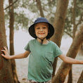 Load image into Gallery viewer, Denim - Kids Bucket Sun Hat - Bedhead Hats
