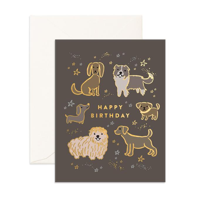 Birthday Dogs - Greeting Card - Fox & Fallows