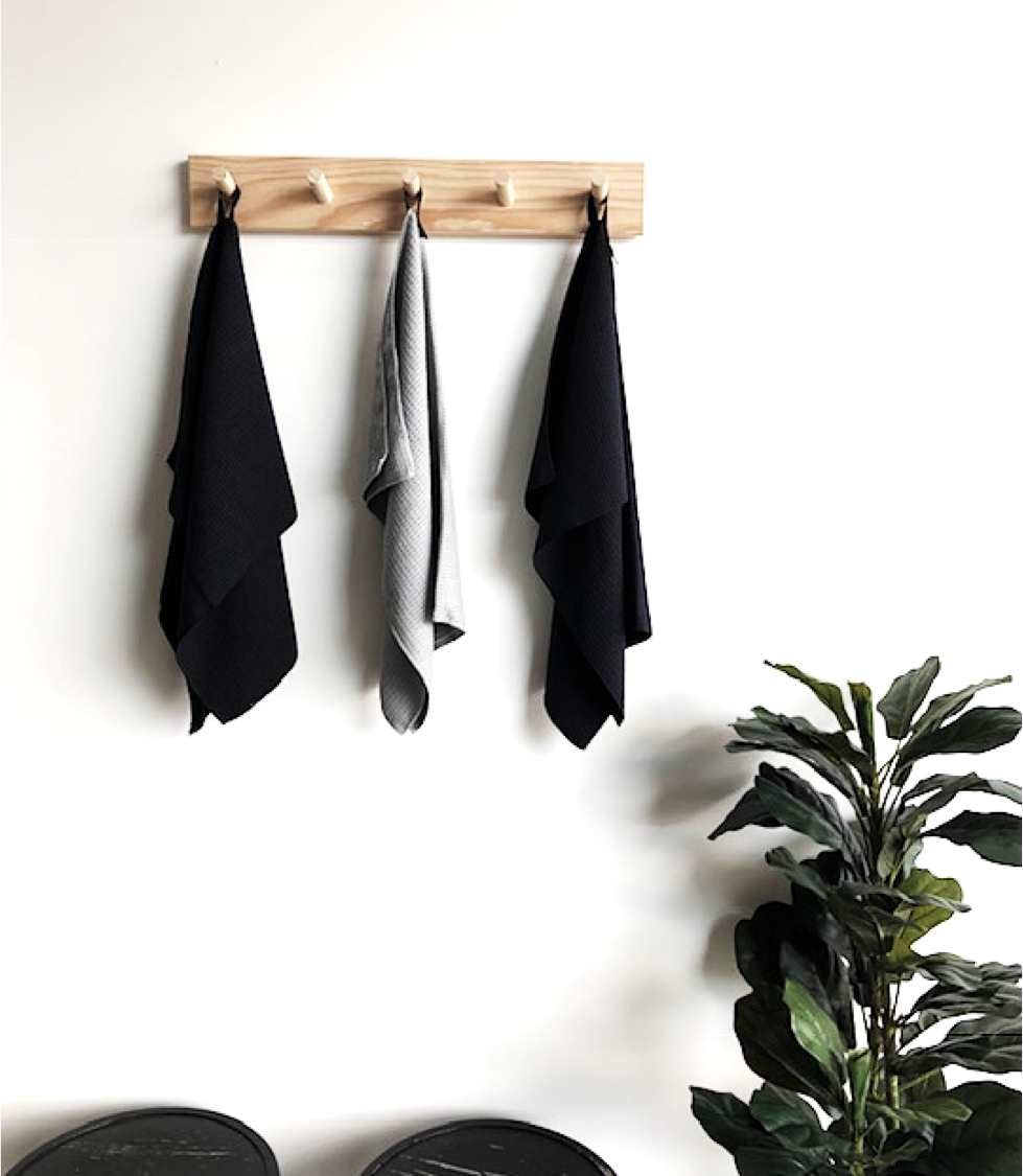 Barkly Basics - Black Microfibre Tea Towel