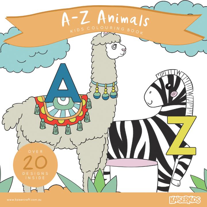 From A is for Alpaca to Z is for Zebra, immerse yourself in the alphabet and discover fascinating animals! This cover shows the Alpaca and Zebra already colored.