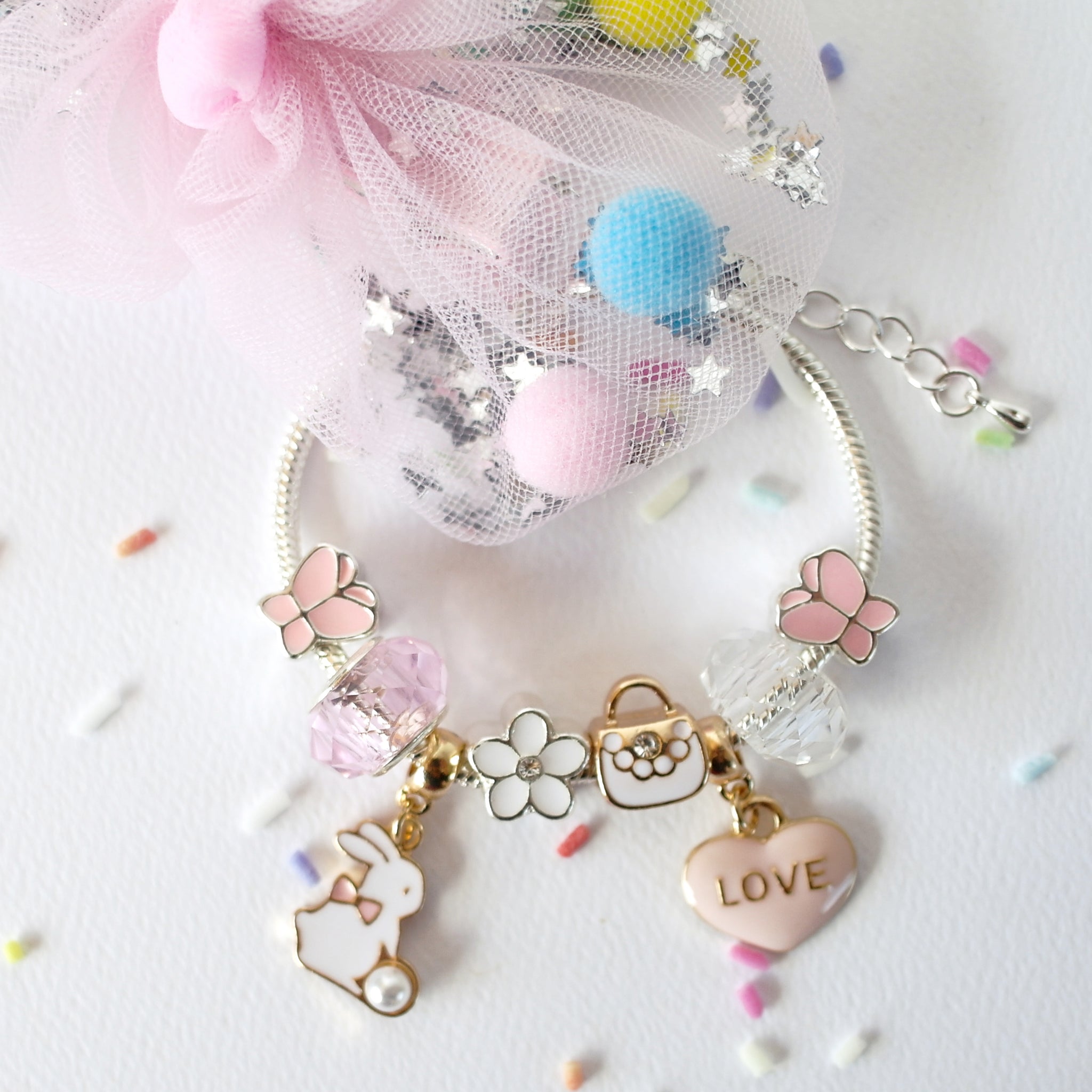 Benjamin Bunny Charm Bracelet - Lauren Hinkley