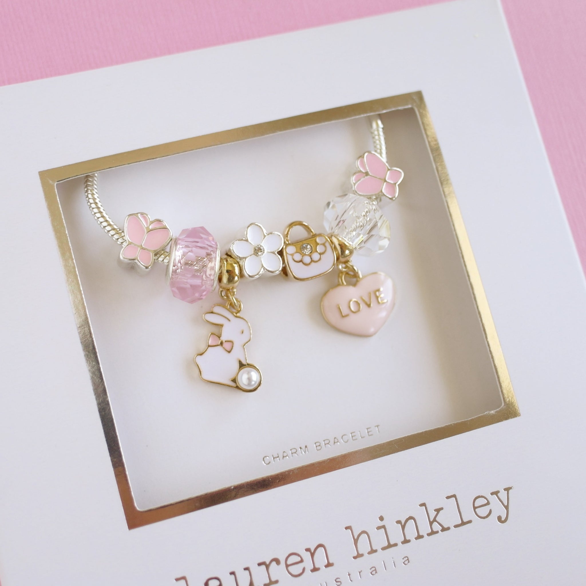 Benjamin Bunny Charm Bracelet - Lauren Hinkley