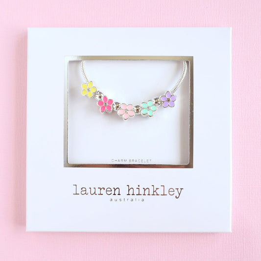 Petite Fleur Bouquet Charm Bracelet - Lauren Hinkley