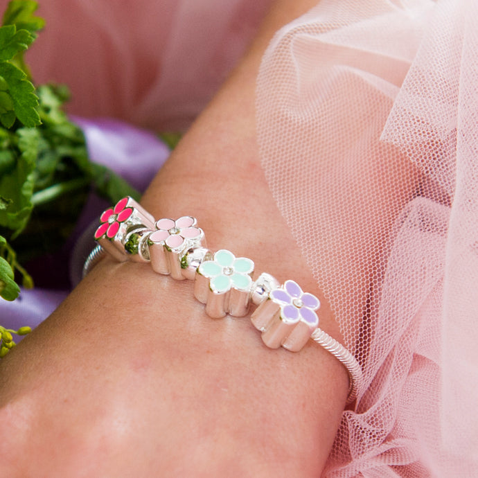 Petite Fleur Bouquet Charm Bracelet - Lauren Hinkley