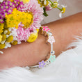 Load image into Gallery viewer, Petite Fleur Bouquet Charm Bracelet - Lauren Hinkley
