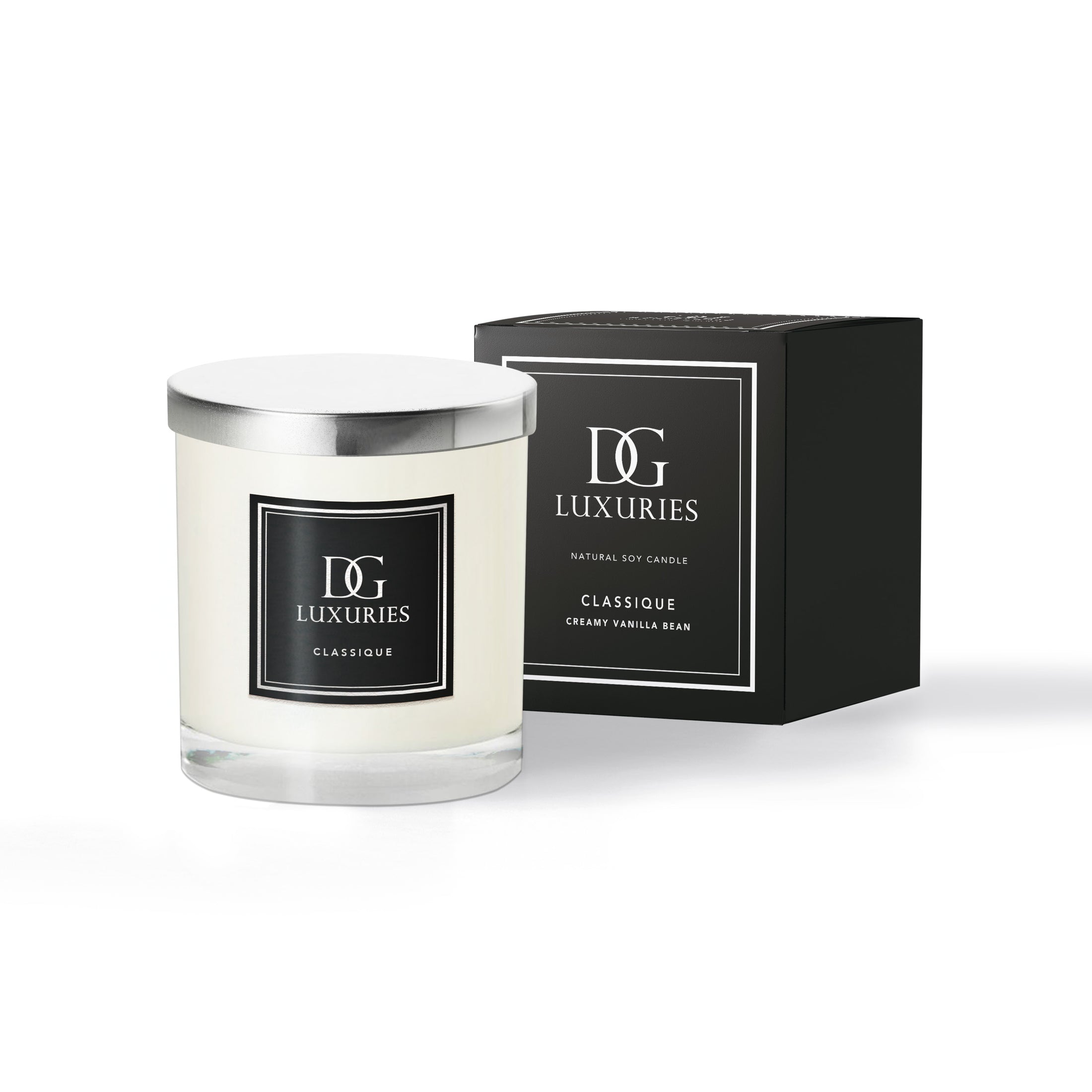 Vanilla Bean Scented Vegan Natural Soy Candle - Australian Made - DG Luxuries