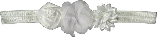 White | Flower Headband