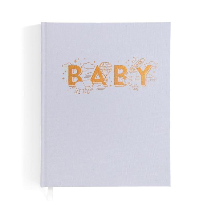 Baby Milestone Book - Grey - Fox & Fallow