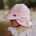 Load image into Gallery viewer, Girls Legionnaire Hat - 'Daisy' Print - Bedhead Hats
