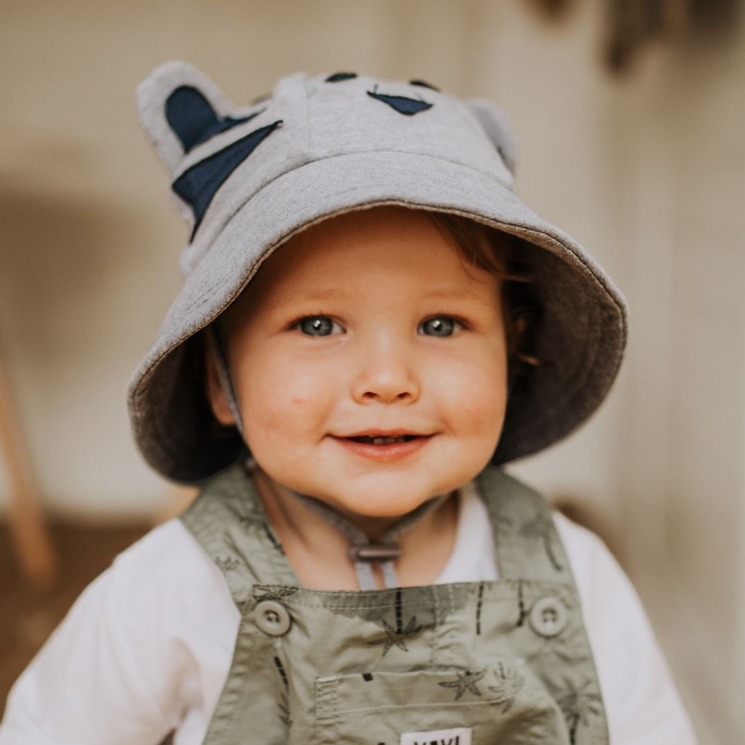 Tiger Grey Marle - Toddler Bucket Hat - Bedhead Hats