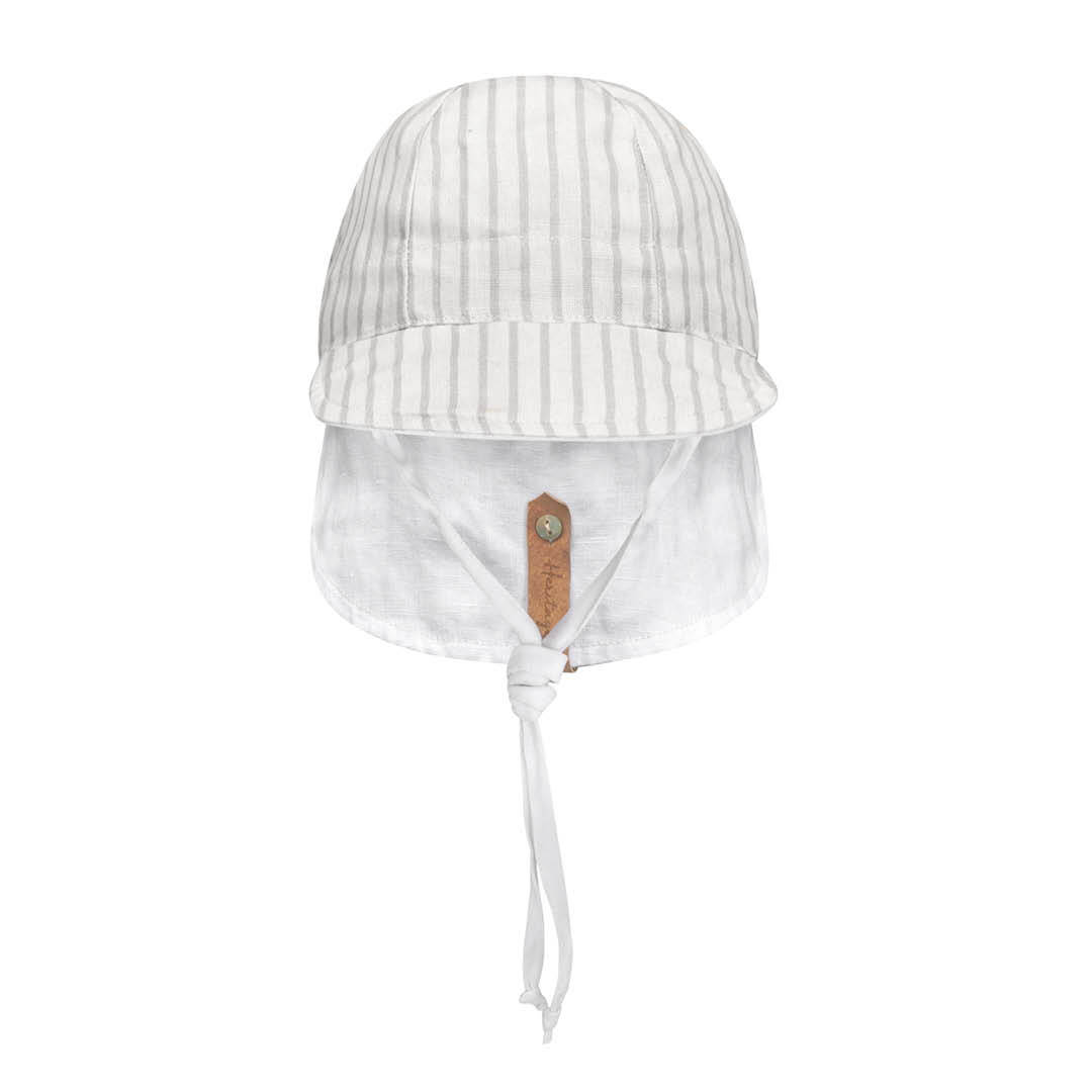 Finley / Blanc - Reversible Baby Flap Sun Hat - Bedhead Hats