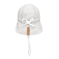 Load image into Gallery viewer, Finley / Blanc - Reversible Baby Flap Sun Hat - Bedhead Hats
