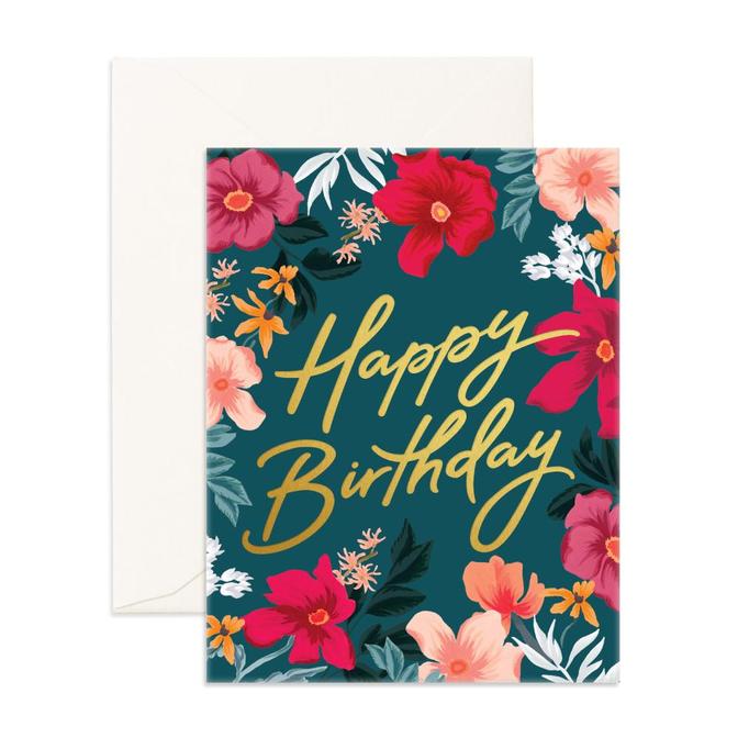 Happy Birthday Florentine - Greeting Card - Fox & Fallow