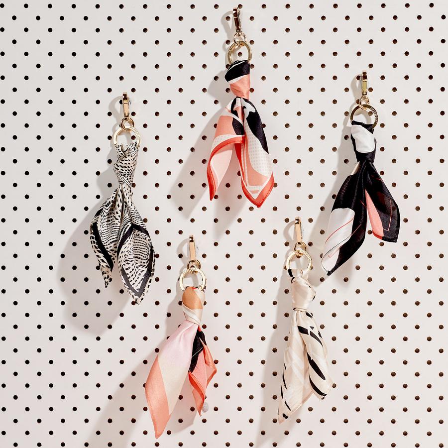 Riverways | 100% Silk Scarf Keyring - Harpertini