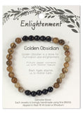 Load image into Gallery viewer, DG Luxuries - Enlightenment -  Golden Obsidian & Picture Jesper Stone
