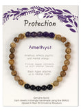 Load image into Gallery viewer, DG Luxuries - Jasper Stone & Protection Amethyst - Wellness Bracelet
