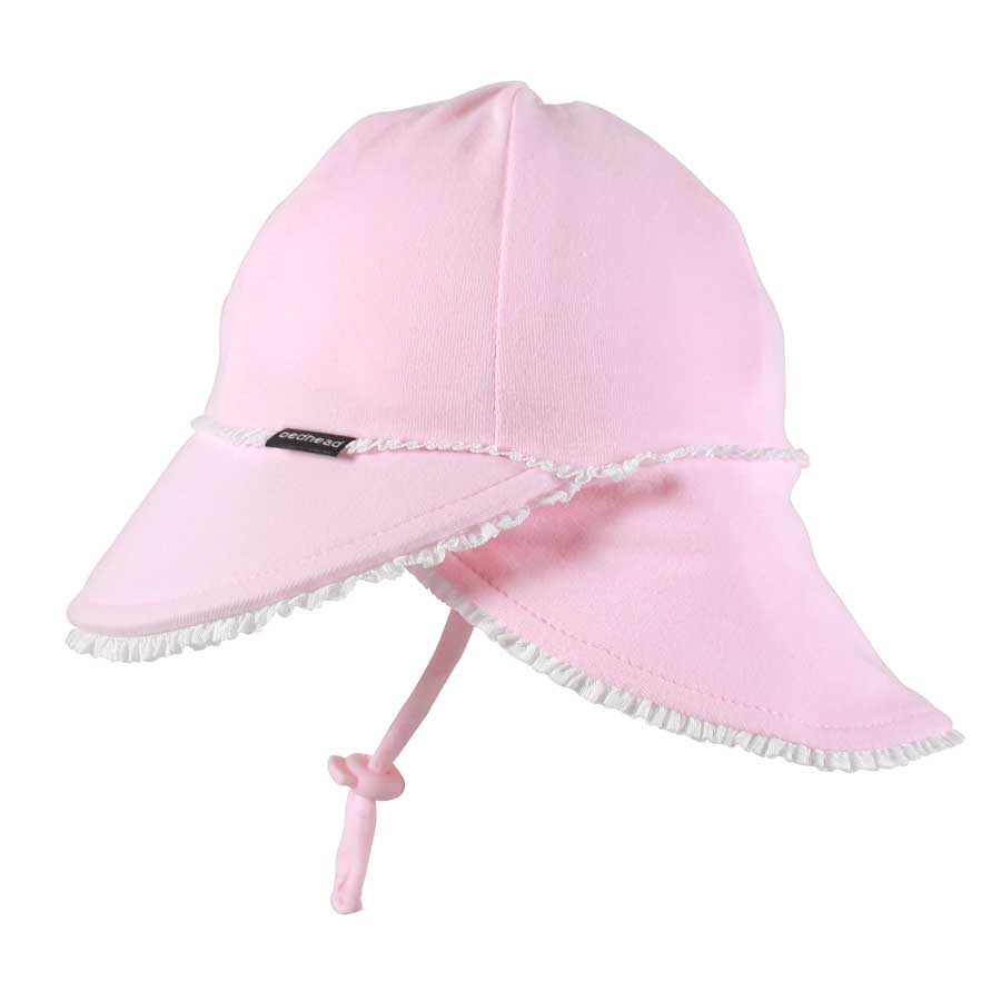 Legionnaire Flap Hat - Ruffle Trim 'Blush' - Bedhead Hats