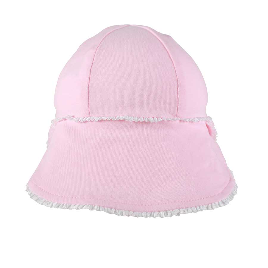 Legionnaire Flap Hat - Ruffle Trim 'Blush' - Bedhead Hats