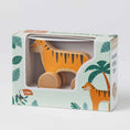 Load image into Gallery viewer, Rolling Tiger | Wooden Toy
