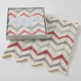 Load image into Gallery viewer, Blush Zig-Zag | Knit Blanket - NOW $38.46
