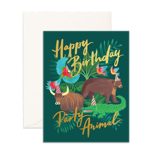 Party Animal - Greeting Card - Fox & Fallow