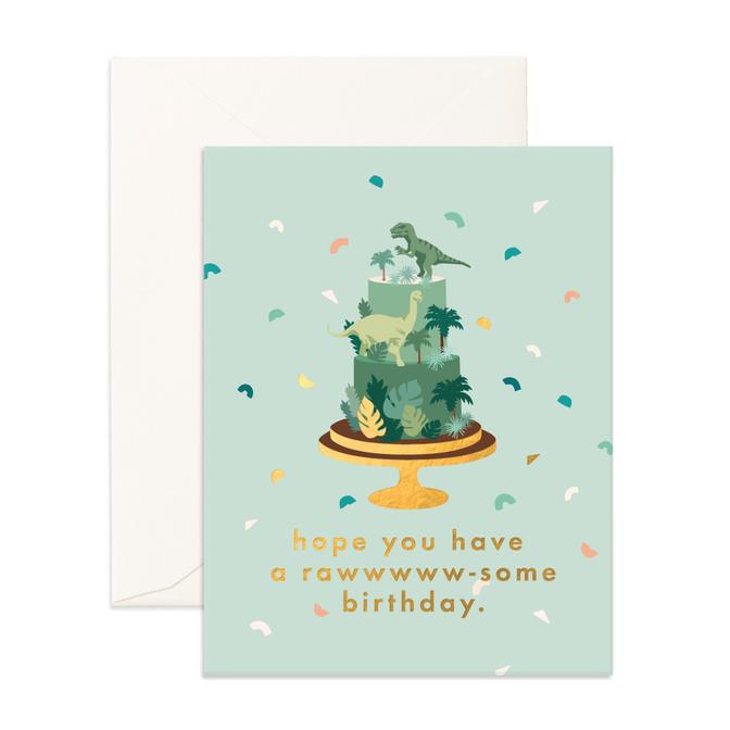 Raw-some Birthday - Greeting Card - Fox & Fallow