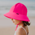 Load image into Gallery viewer, Ponytail Swim Beach Bucket Hat - Candy - Bedhead Hats
