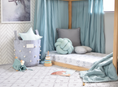 Load image into Gallery viewer, Wild Fern I Fitted Jersey Cot Sheet
