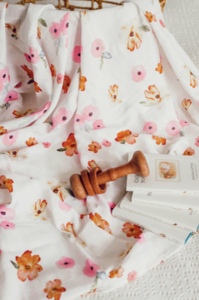 Poppy I Organic Muslin Wrap