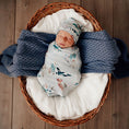 Load image into Gallery viewer, Whale | Snuggle Swaddle & Beanie Set
