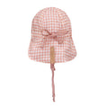 Load image into Gallery viewer, Reversible Baby Flap Sun Hat - Gingham / Rosa - Bedhead Hats
