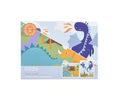 Load image into Gallery viewer, Dino Land 48-piece double-sided puzzle by Kaisercraft, measuring 38 x 31 cm, featuring fun dinosaur designs
