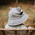 Load image into Gallery viewer, Tiger Grey Marle - Toddler Bucket Hat - Bedhead Hats
