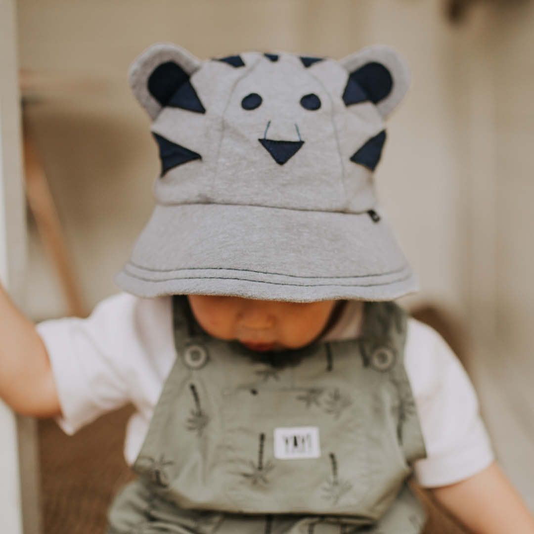 Tiger Grey Marle - Toddler Bucket Hat - Bedhead Hats